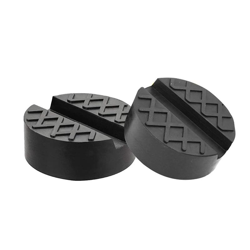 Universal Car Jack Rubber Pads Lift Jack Stand Pad Floor Slotted Car Jack Rubber Pad Frame Protector Adapter Jacking Tool