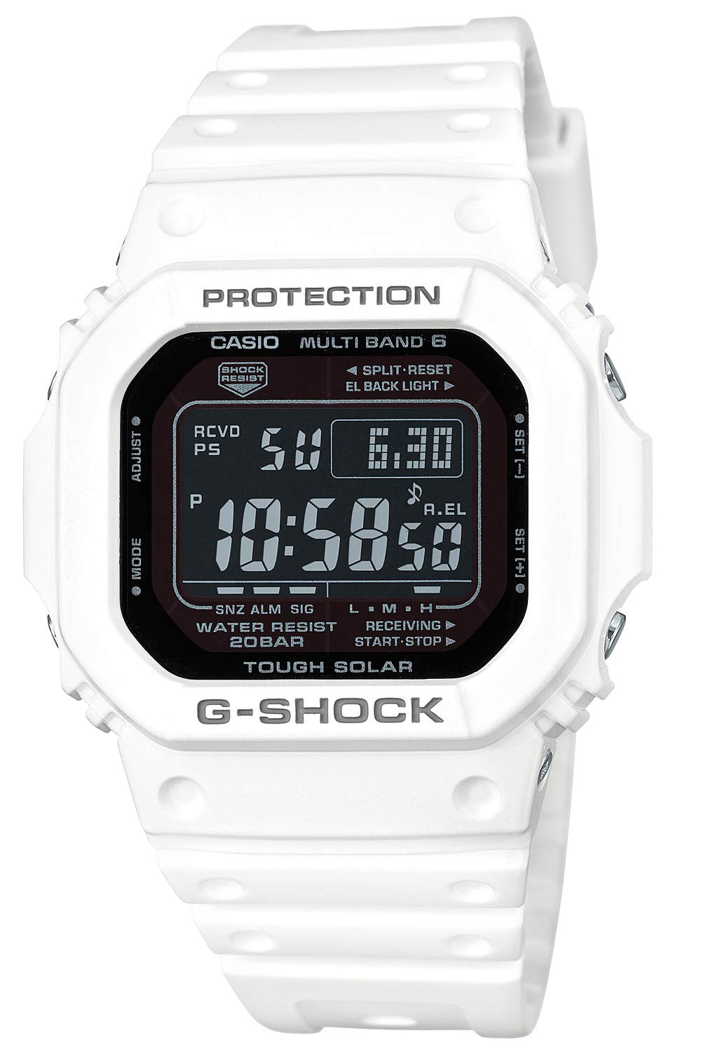 

[Casio] Часы G-Shock Radio Solar GW-M5610MD-7JF Белые