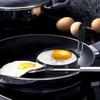 4 Pack Egg Rings for Frying Eggs, 3.5" Round Egg Cooking Stainless Steel, for English Muff Pancake, with Silicone Handle