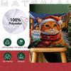 45X45Cm Christmas Themed Animals Pillowcase Bedroom Cushion Cover 100% Polyester Living Room Cushion Pillowcase Home Decor