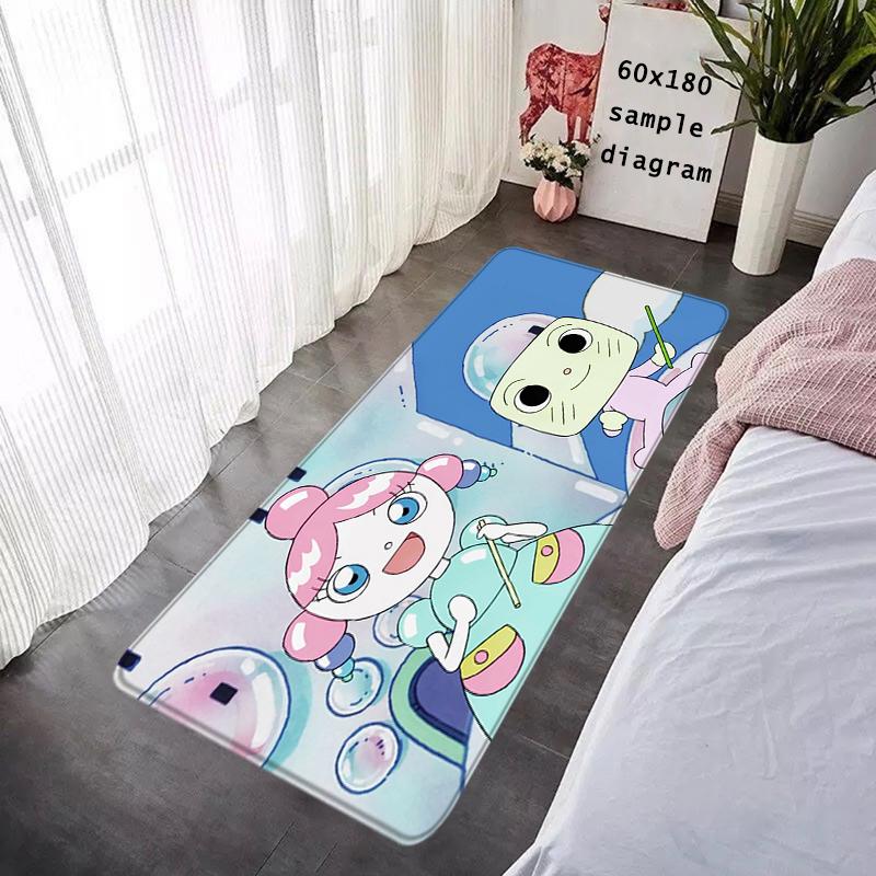 Foot Rug Welcome Floor Mat for Entryway Anpanman Cartoon Bathroom Hallway Carpet Kitchen Water Absorbed Rugs Fluffy Home Decor