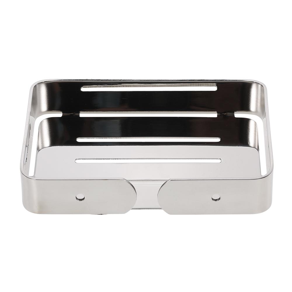 Stainless Steel Soap Dish Drain Soap Holder for Shower Soap Rack for Bathroom Kitchen Bath Tub