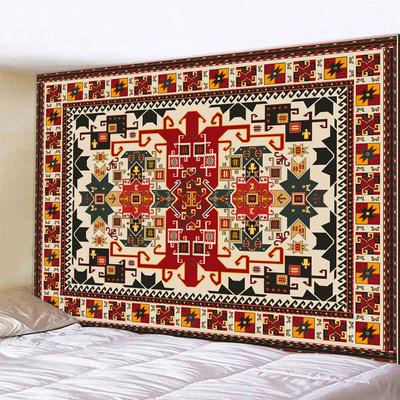 Geometryczna kolorowa pasiasta dekoracja domu Bohemian gobelin ścienny podkładka piknikowa salon pokój pokój ściana tła