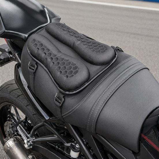 Motorcycle Seat Cushion, Gel Comfort Pad with Breathable Cooling, Waterproof Shock Absorbing Seat Cover for Cruiser Sportbike