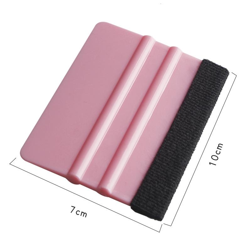 Transparente Autofolie Werkzeug - Unsichtbarer Folienrakel mit Tuch für Farbwechsel