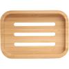 Bamboo Bar Soap Holder Wooden Soap Dish for Shower Bathroom Kitchen with Self Draining Tray
