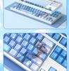 F87-Key Compact Silent Mechanical Gaming Keyboard for Girls - Customizable Design for Office and E-Sports