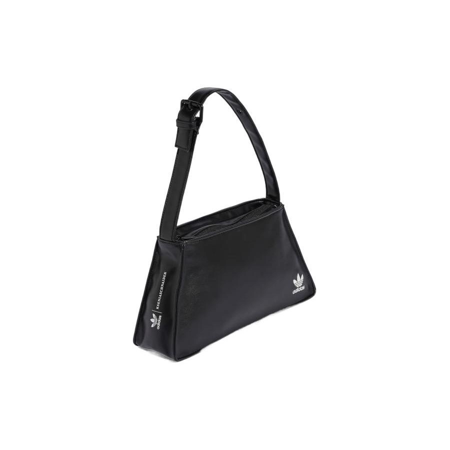 New Adidas Originals Artificial Leather Shoulder Bag, Crossbody Bag, Fanny Pack Women's Black IJ7479