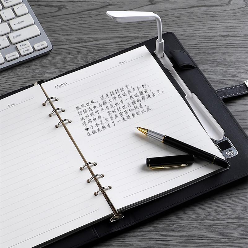 Wireless Charging Table Lamp & A5 Loose-Leaf Power Bank Notepad - Custom Business Gift