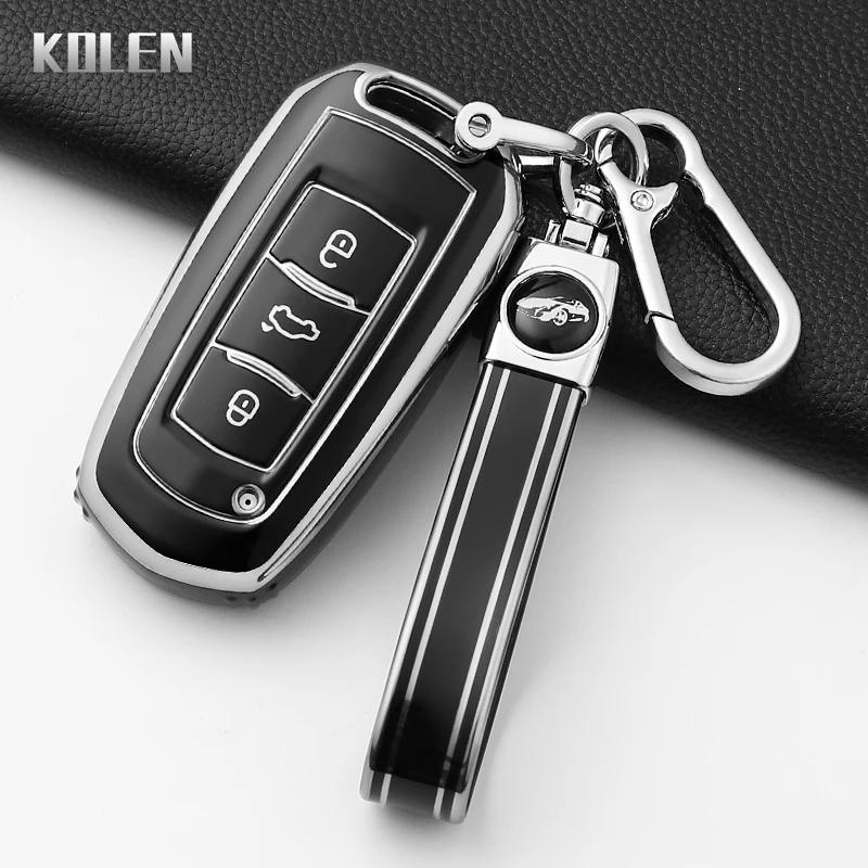 Fashion Tpu Car Key Case Cover For Geely Emgrand 7 Gx3 Atlas Gs Nl3 Gili Emgrand 7 Ex7 Gt Gc9 Protected Shell Fob Accessories