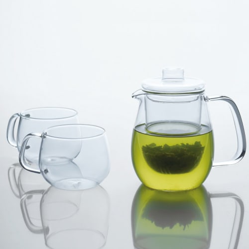 KINTO UNITEA Cup, 550ml, Dishwasher and Microwave Safe, Heat-Resistant Glass, Gift, 8292