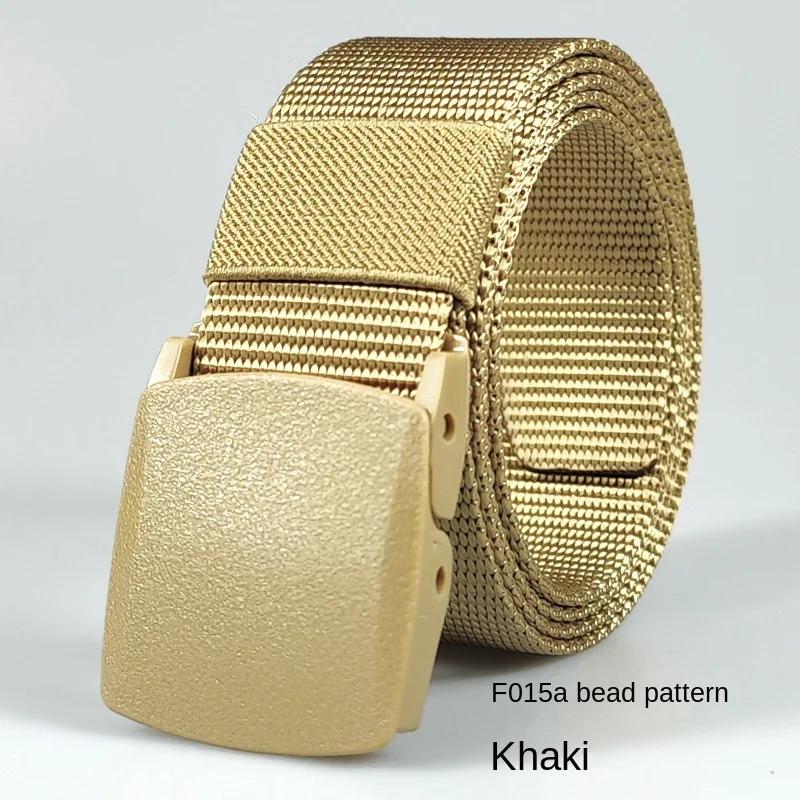 Black Automatic Buckle Nylon  Belt  Waist Canvas Belts Outdoor Strap Travel Sports Belt for Men and Women