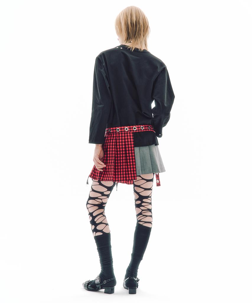 Trip Shop Trip Belt Check Skirt