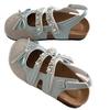 Retro ballet shoes summer wear single shoes summer ugly cute sweet girl pearl leopard print Mary Jane shoes Boken sandals women