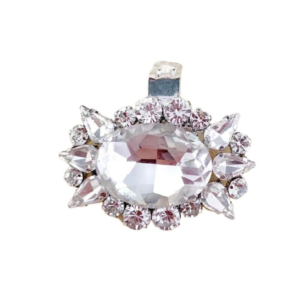 Accessories Wedding Shoe Decorations Clip High Heel Rhinestone Charm Buckle Bride Removable Metal Clamp