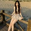 Floral Summer Dress For Women With Polyester Fabric And Slim Fit For Casual Outings