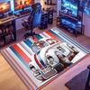 Classic vintage car pattern rug, non-slip rug, suitable for living room, bedroom, game room, computer room and home décor.