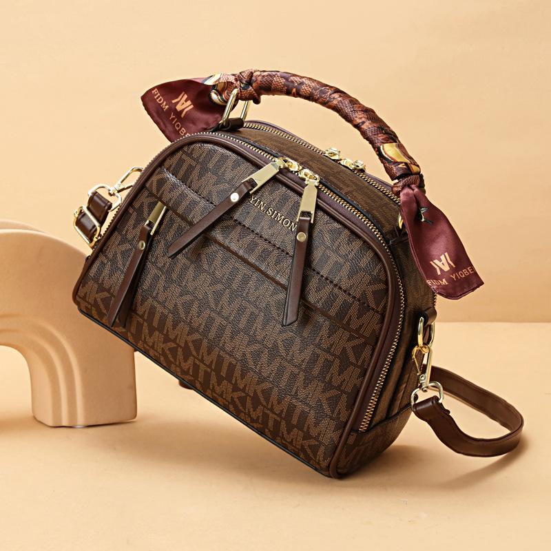 

Ретро сумка-клатч с цветочным принтом, ощущение высокого класса, вместительная сумка, женская новая сумка на плечо через плечо 2025, женская сумка тренд