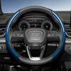 Suitable for 4HGVI Carbon Fiber Texture Steering Wheel Cover with Segmented Quick-Release Design, Durable, for Models Such as Q5 Q3 A4 A6 Q7