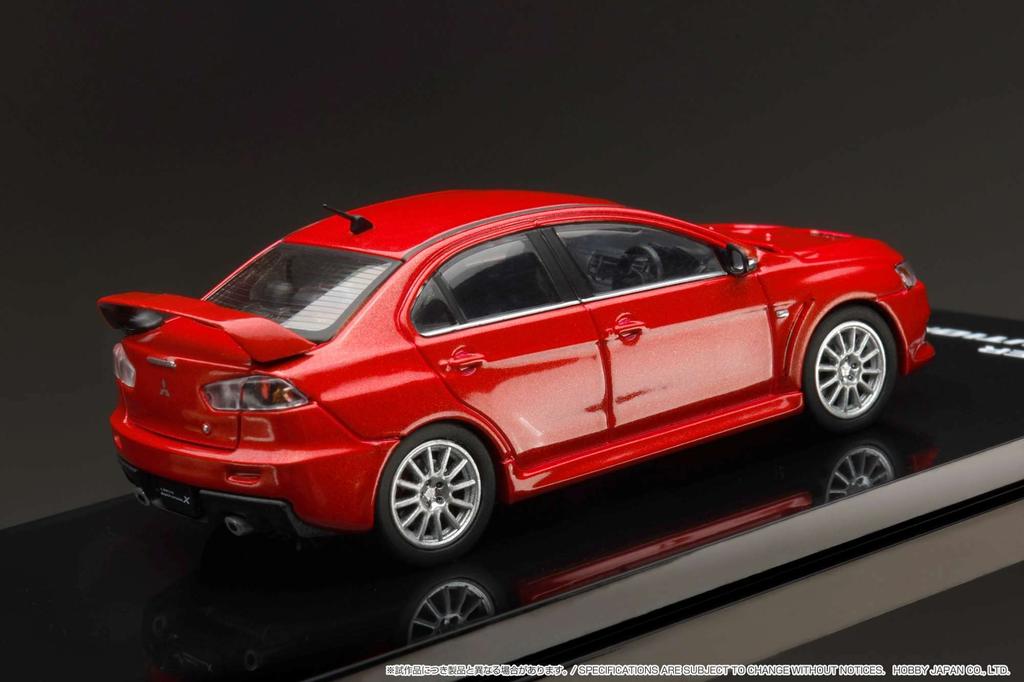 HJ64 Mitsubishi Lancer Evolution 10 Red Metallic 1/64 (Finished Model)