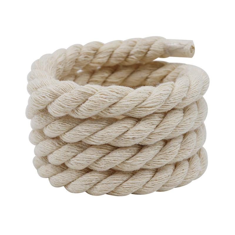 1Pair Round Shoelaces Colorful 1CM Thicker Cotton Shoelace Running Sneakers Laces 100/120/140/160CM Boots Shoe laces Shoes