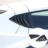 Glossy Black side window louvers air vent Cover tirm for Chevrolet Corvette C8