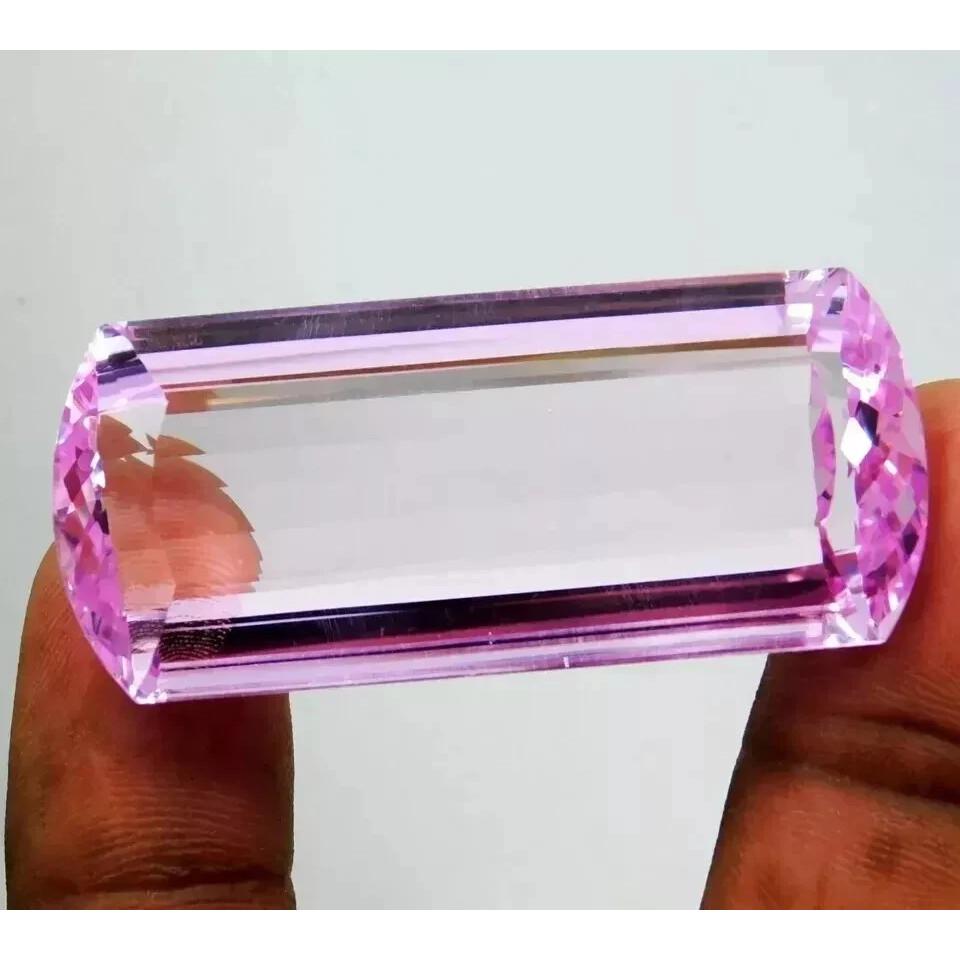 Pink Brazilian Topaz Fancy Cushion Cut 115-117 Ct VVS Certified Loose Gemstone