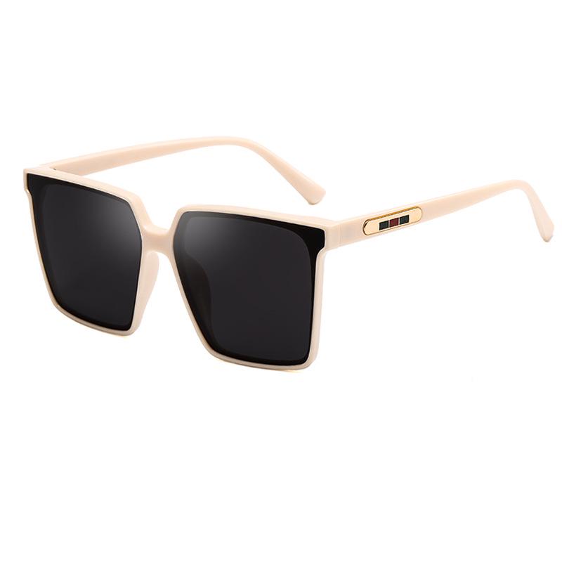 Trendy Large Frame Square Sunglasses - Korean Street Style for Women