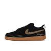Nike Court Vision Coverage Abrasion Resistant Slip Resistant Low top Skateboard Shoes Unisex Black Brown IO7727-001(Team59-)