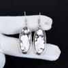 Orecchini antichi in pietra preziosa diaspro cavallo selvaggio naturale, orecchini pendenti in argento sterling 925, gioielli boho in argento, regalo di compleanno