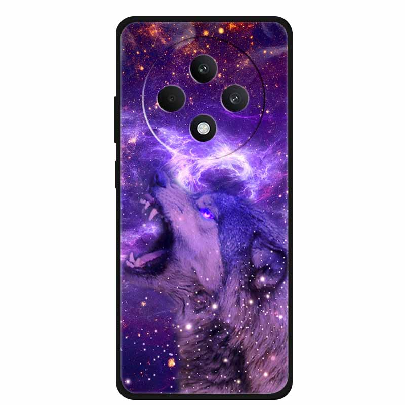 Soft Silicone Cover For Oppo Reno12 F 5G Case 12 F 4G Cartoon TPU Wolf Lion Phone Case For Oppo Reno12 FS Back Covers Capa Coque