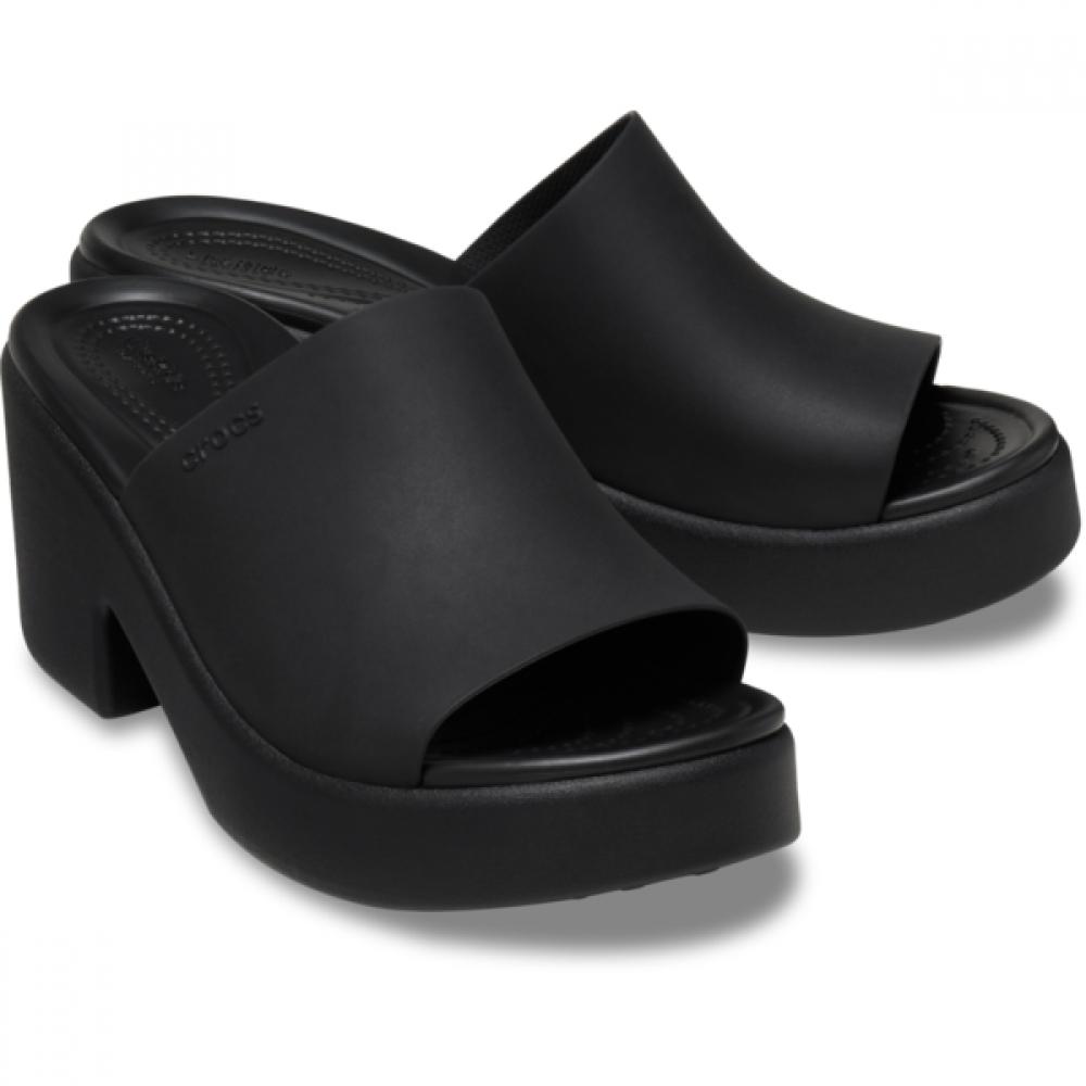 

Туфли-слайды Crocs Brooklyn Slide Heels Black Black 209408 060 W7(240)