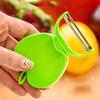 2pcs Apple Shape Stainless Steel Fruit Peeler Mini Foldable Vegetable Peeler Portable Kitchen Tool