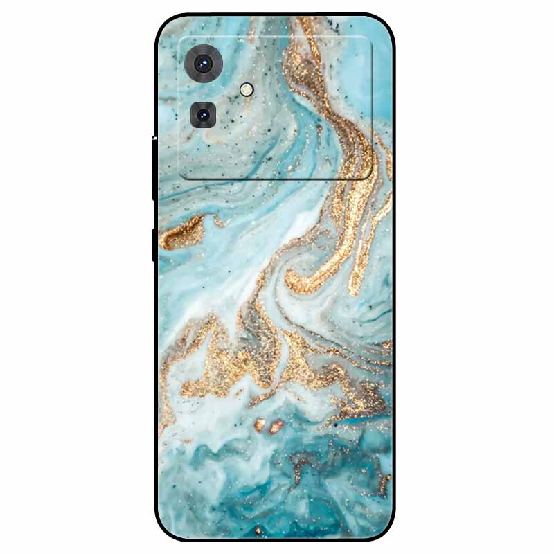 For Cubot Note 21 Case Flower Marble Silicon TPU Soft Phone Bag Cover for CUBOT Note 21 2023 COOL Printing Fundas for Note21