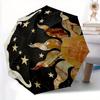 1pc Celestial Patterns Automatic Open/Close Umbrella, Portable Folding Umbrella for Everyday Use Yy250826083