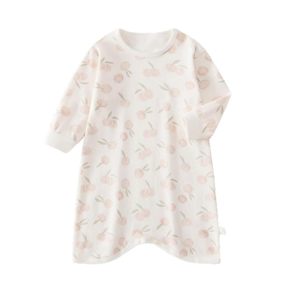 Unisex Pure Cotton Baby Sleep Sack Pajamas with Long Sleeves
