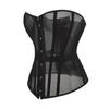 Black Mesh Corset for Summer Breathable Shapewear
