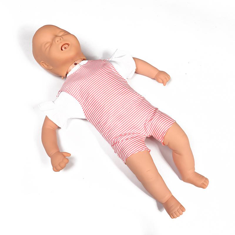 Modèle d'infarctus du nourrisson Mannequin d'entraînement à l'obstruction des voies respiratoires du nourrisson Mannequin de RCR Outil d'enseignement médical