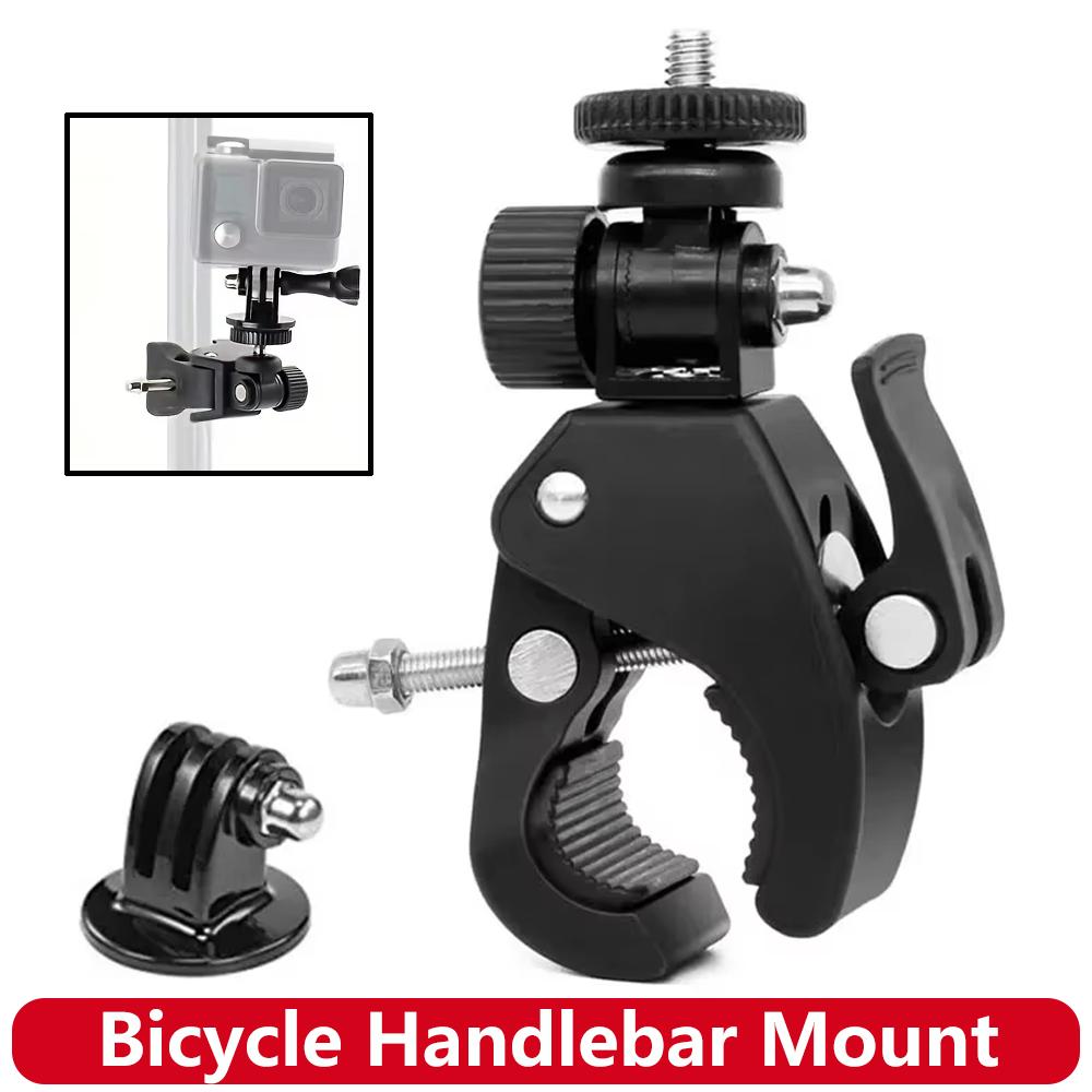 Fahrradlenkerhalterung Fahrradhalter für GoPro Hero 13 12 11 10 9 8 7 6 5 SJCAM AKASO Insta360 DJI Osmo Action Kamera Zubehör