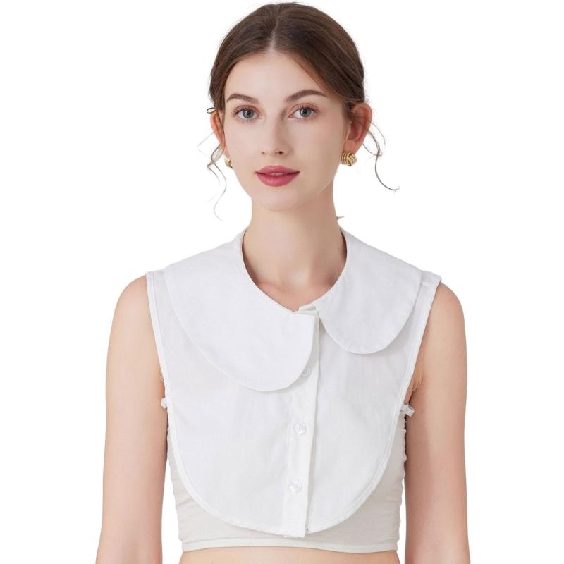 

Irregular Faux Collar Decorative Collars for Clothes Dresses Removable False Collar Universal Shawl Elegant Women Shawl 1