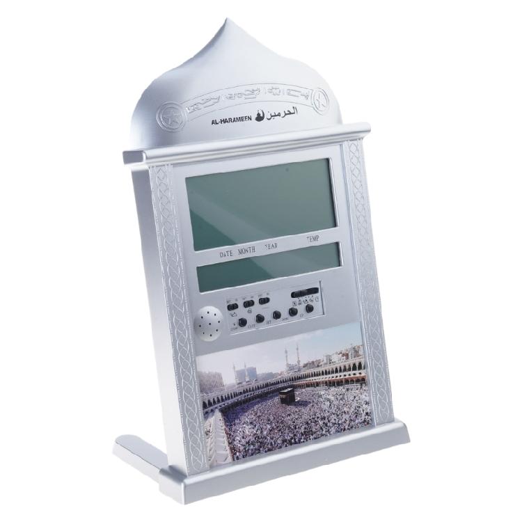 Digital Automatic Desktop And Table Azan/Athan Clock Prayer Gold/Silver Color