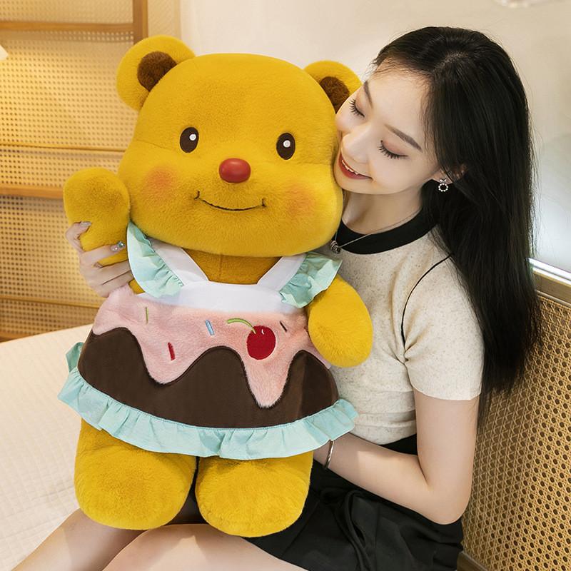 Buttercake Bear Plush Toys Adorable Companion Children Birthday Dolls Gifts