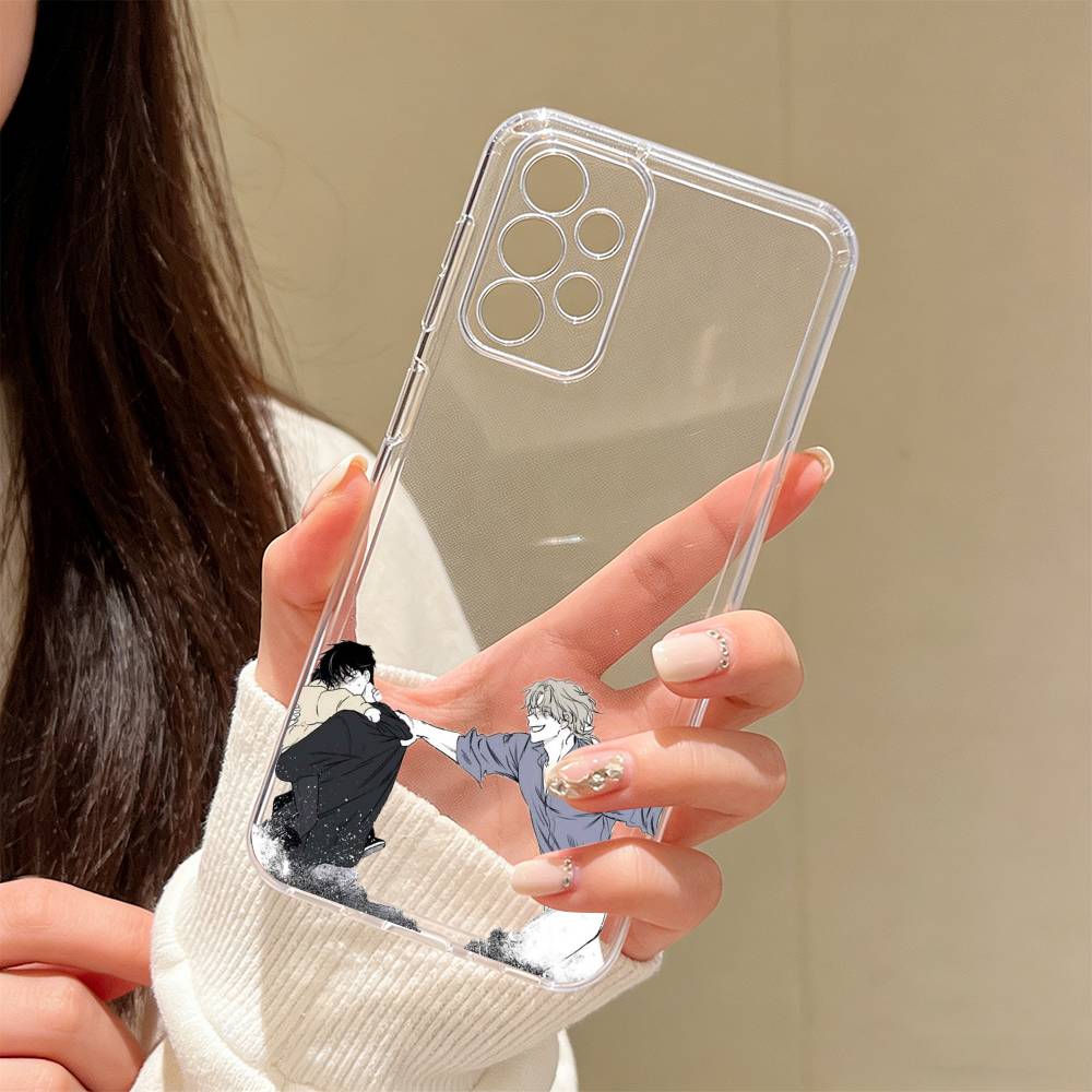

Yaoi Phone Case For Samsung S25,S24,S21,S22,S23,S30,Ultra,S20,Plus,Fe Transparent Cover Samsung S235G