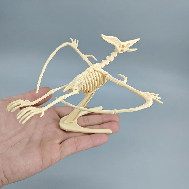 1 Set Kid Toy Diy Assembly Jurassic Dinosaur Fossil Skeleton Mosasaurus Tyrannosaurus Action Figure Collection Creative Model