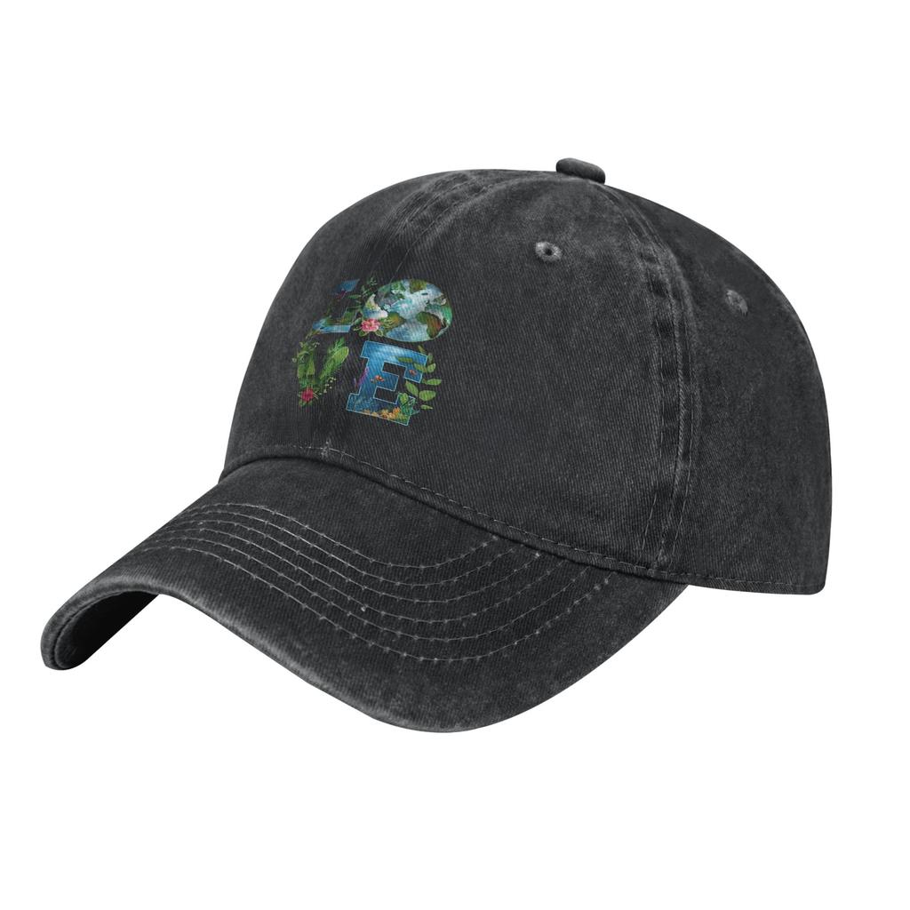 Earth Day Trees Baseball Caps Vintage Distressed Denim Washed Sun Cap Unisex Style Outdoor Unstructured Soft Caps Hat
