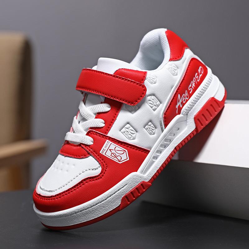 Children's campus retro board shoes 2025 boys street tide casual breathable shoes medium older children girls outdoor sports shoes