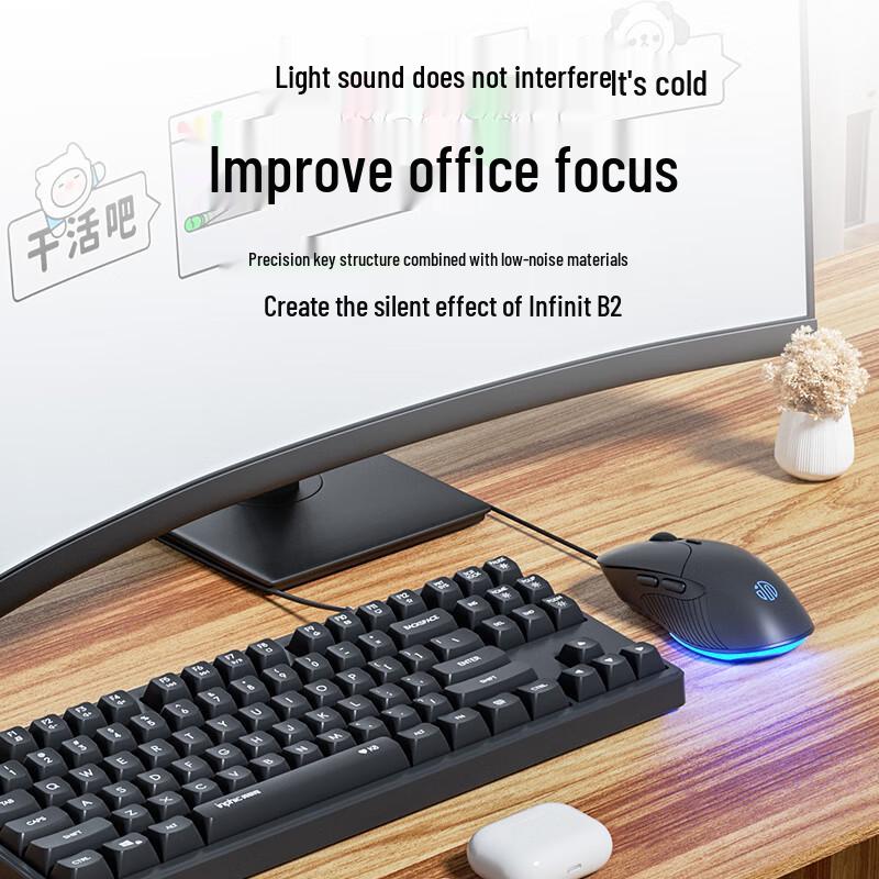 INPHIC B2 Wired Ergonomic Gaming Mouse