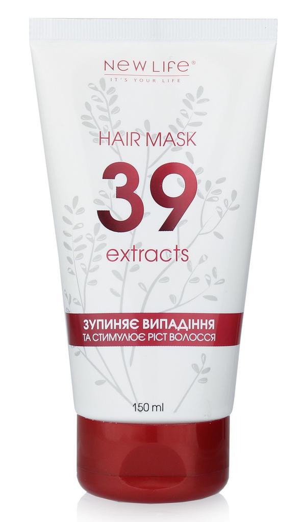 Natürliche Maske gegen Haarausfall 39 Kräuterextrakte New Life