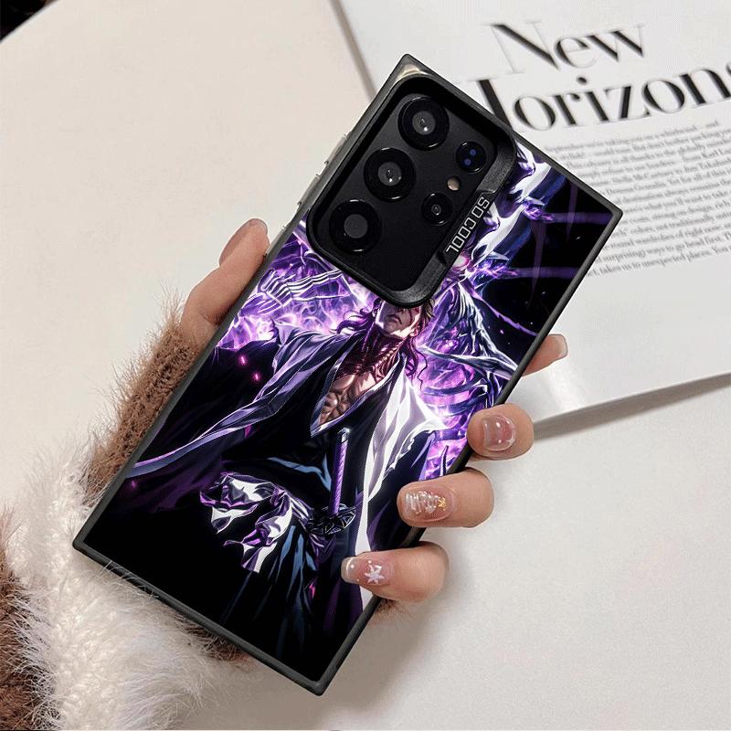 Bleach Aizen Sousuke Soft Phone Case for Samsung Galaxy S24 S25 FE S26 Edge S23 Ultra S22 Plus S21 + Shockproof Cover Back Shell