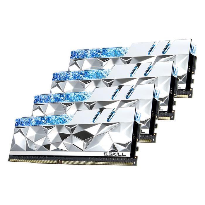 RAM - GSKILL - Trident Z Royal Elite - 64 Go - DDR4 3600 MHz - CL16 - Argent